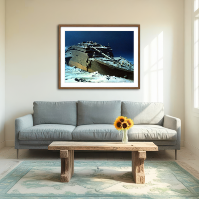 AUTO-MOCKUP ROOM | Titanic Wreck Wall Art