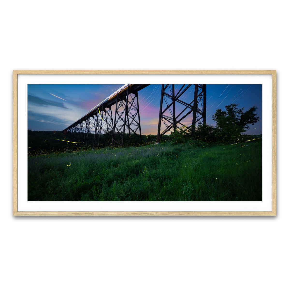Framed Print 2x1 Natural