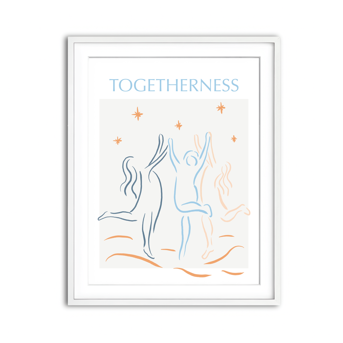 Framed Print 3x4 White