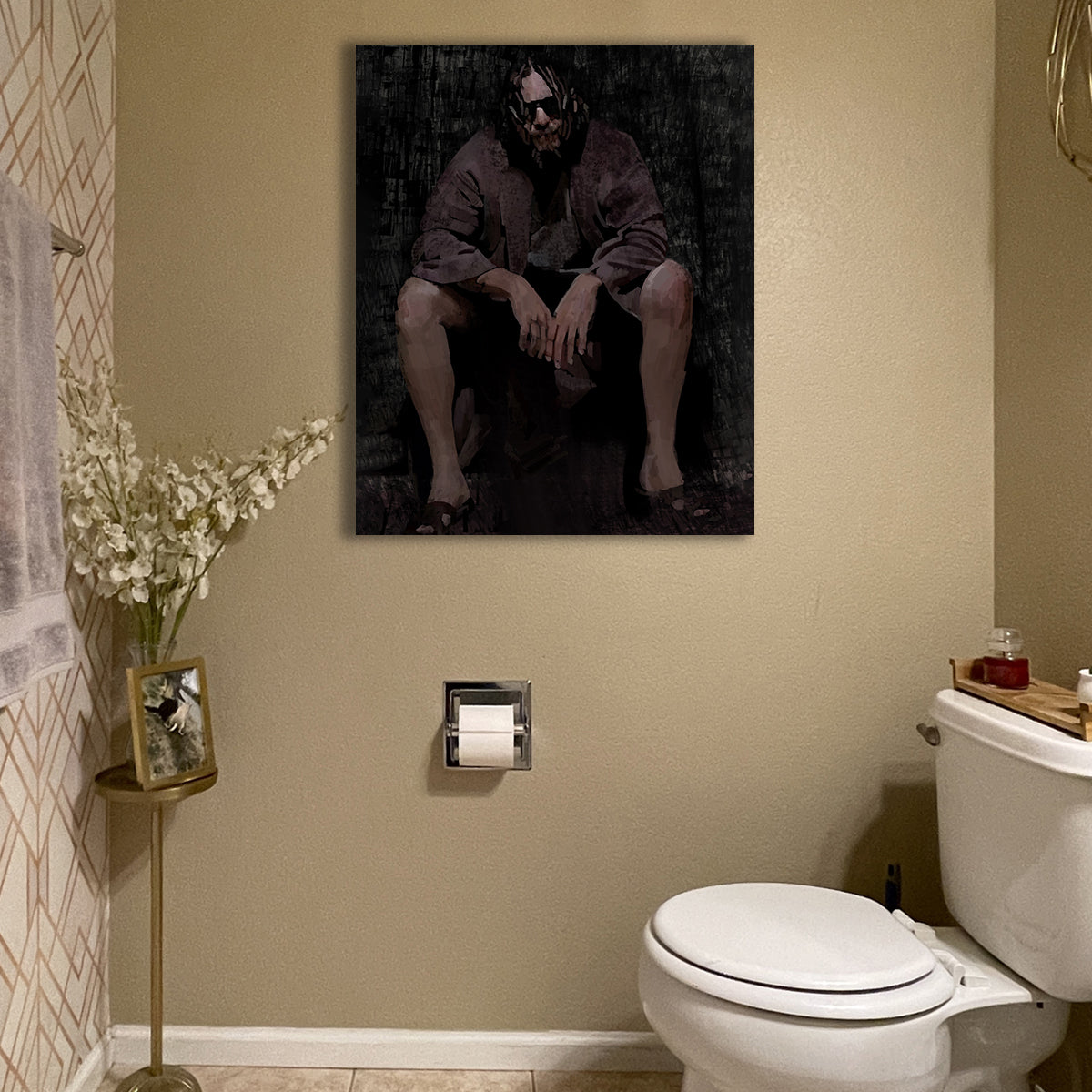 Toilet Dude Wall Art