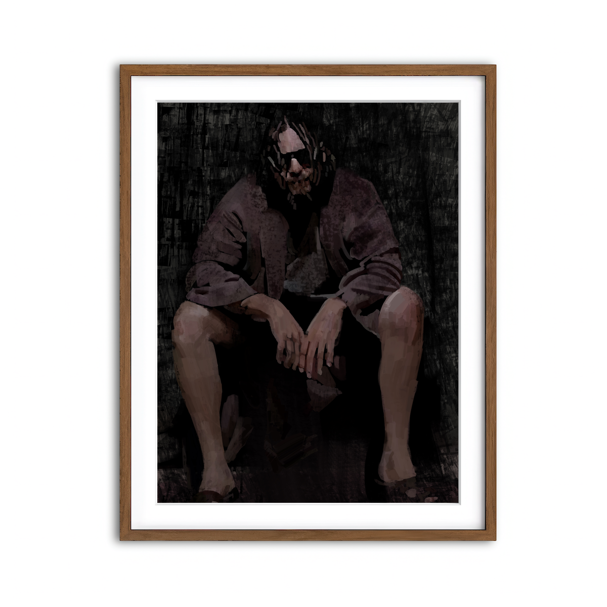 Framed Print 3x4 Walnut