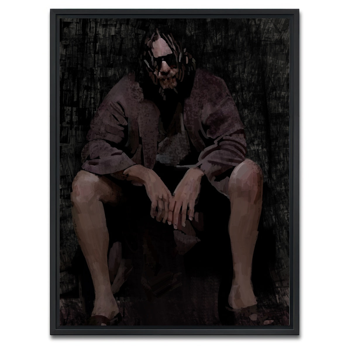 AUTO-MOCKUP WHITE | Toilet Dude | 1 Piece | Black Framed Canvas | group=3x4