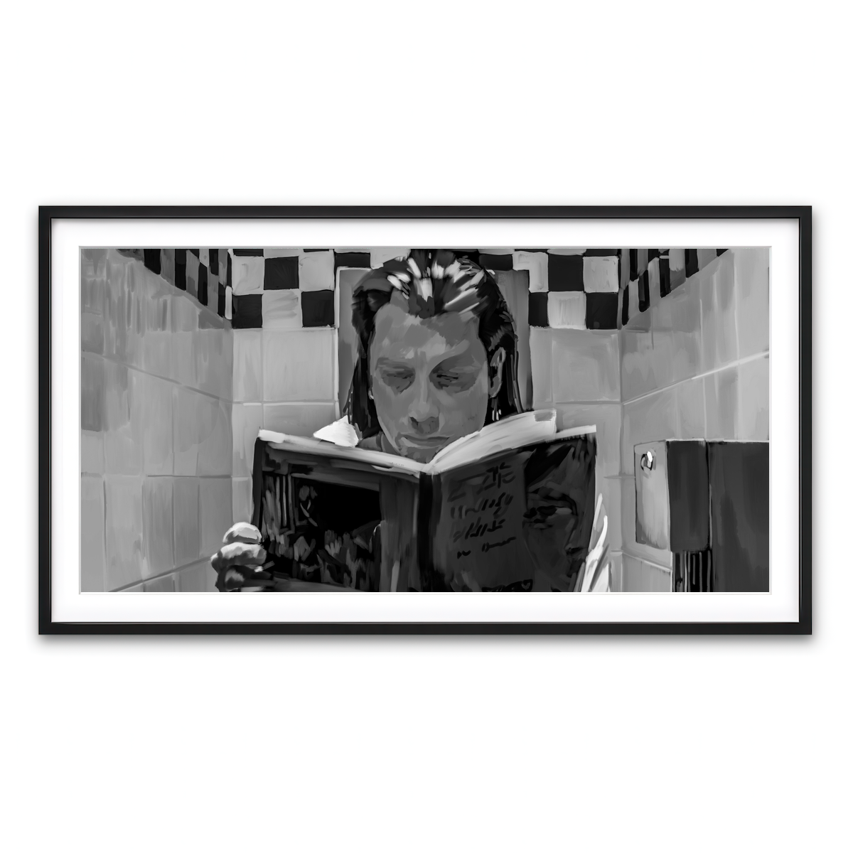 Framed Print 2x1 Black