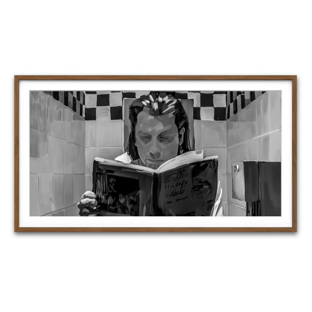 Framed Print 2x1 Walnut