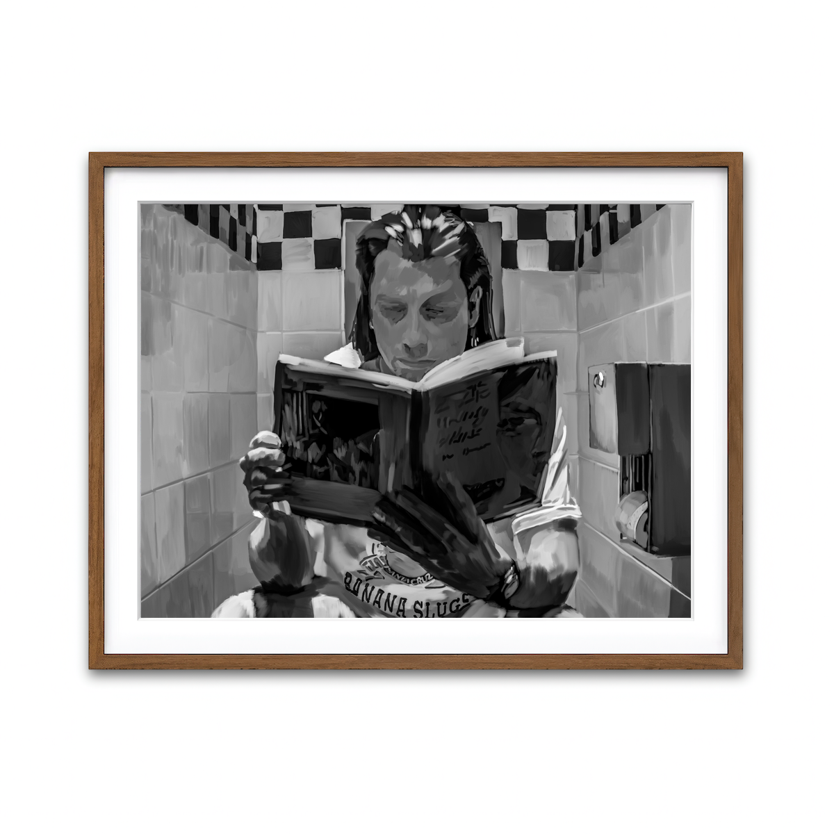 Framed Print 4x3 Walnut