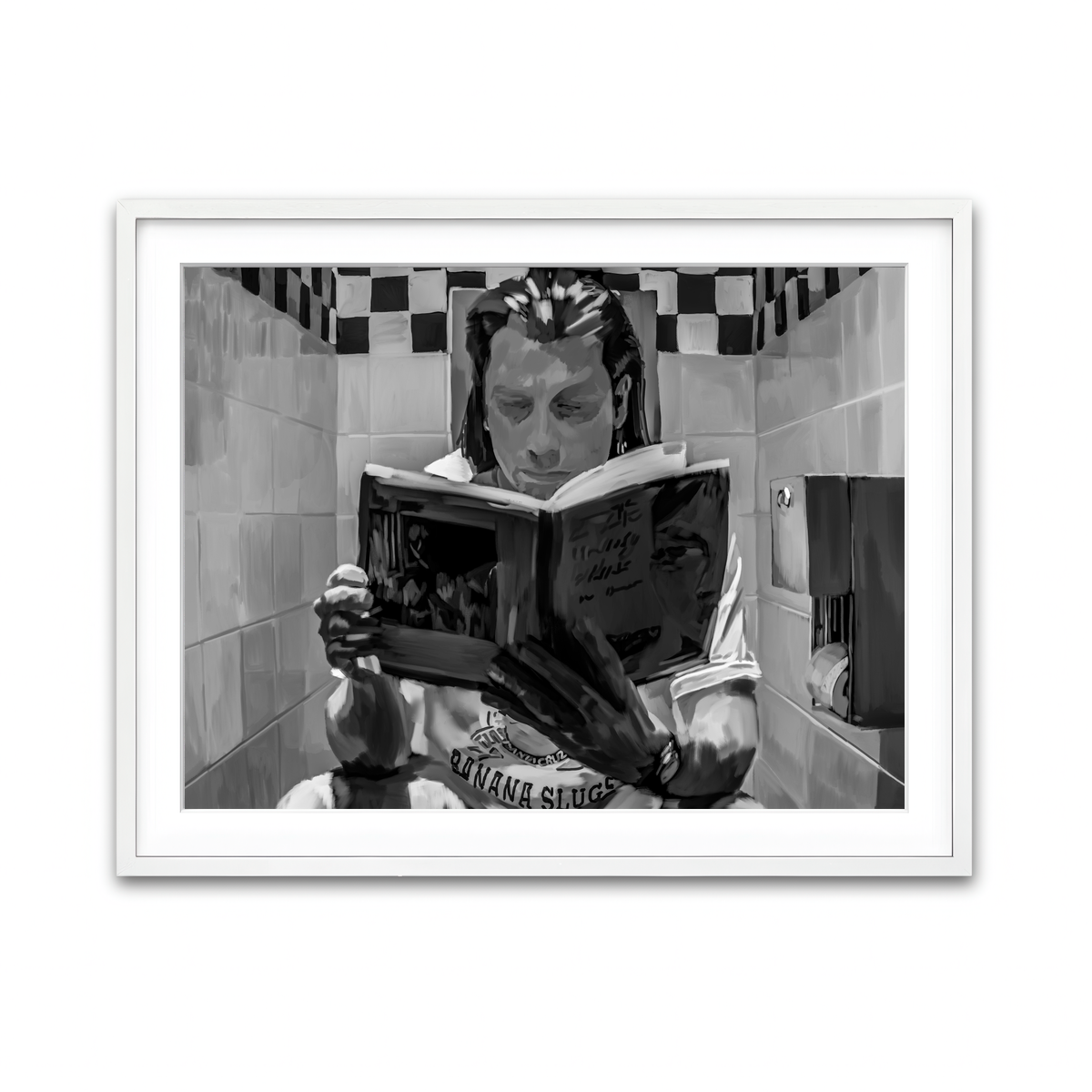 Framed Print 4x3 White