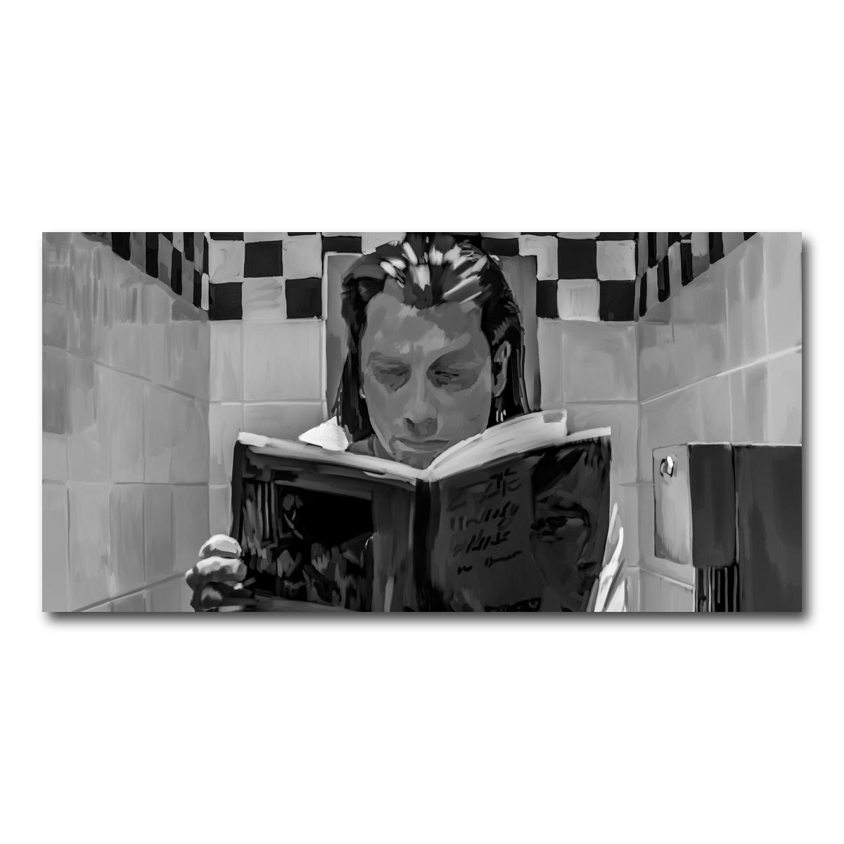 AUTO-MOCKUP WHITE | Toilet Reading | 1 Piece | Gallery Wrap Canvas | group=2x1