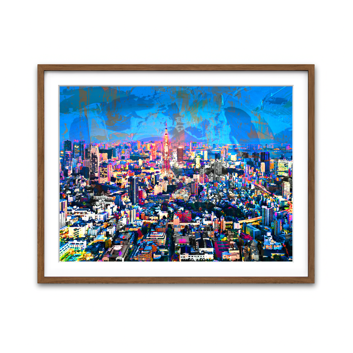 Framed Print 4x3 Walnut