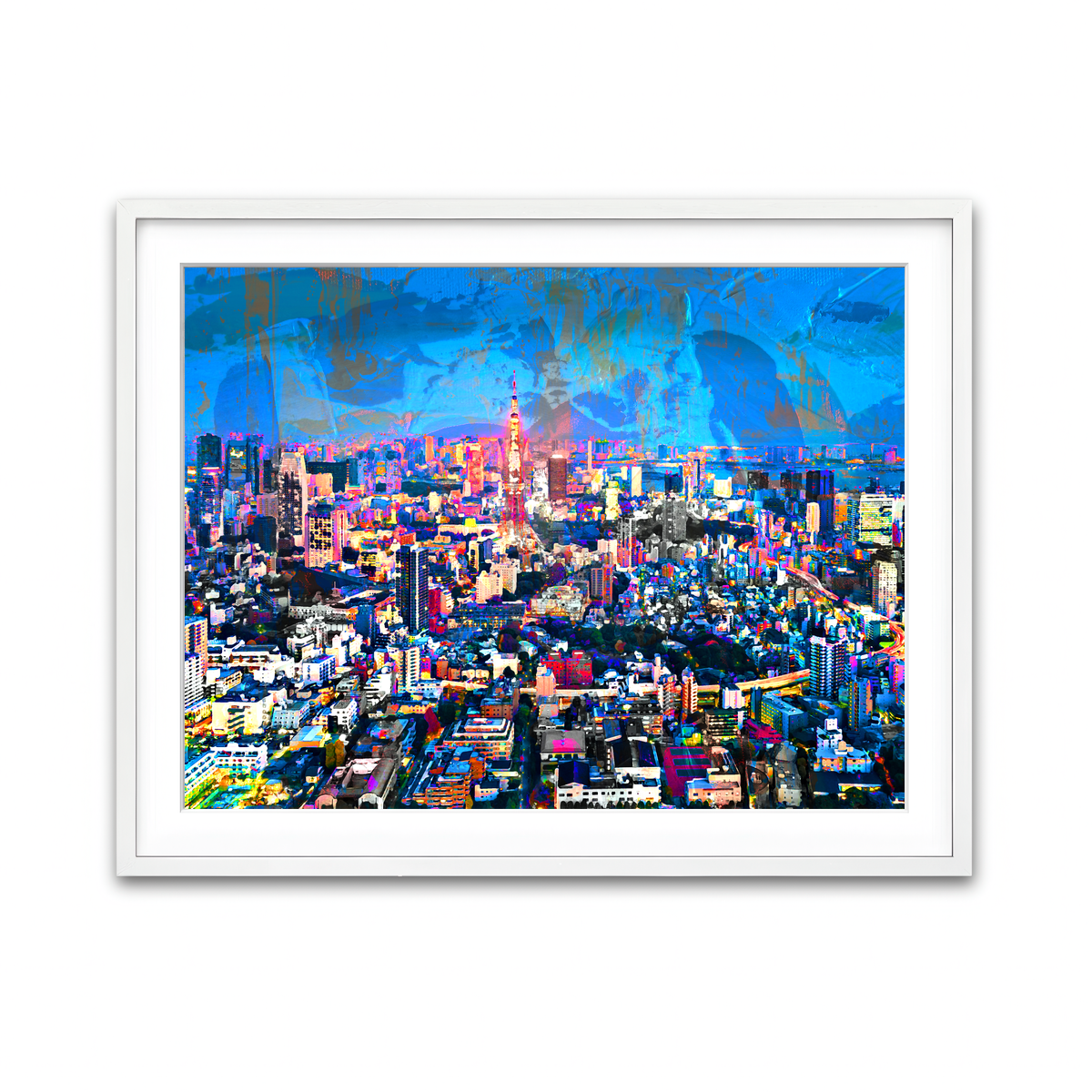 Framed Print 4x3 White