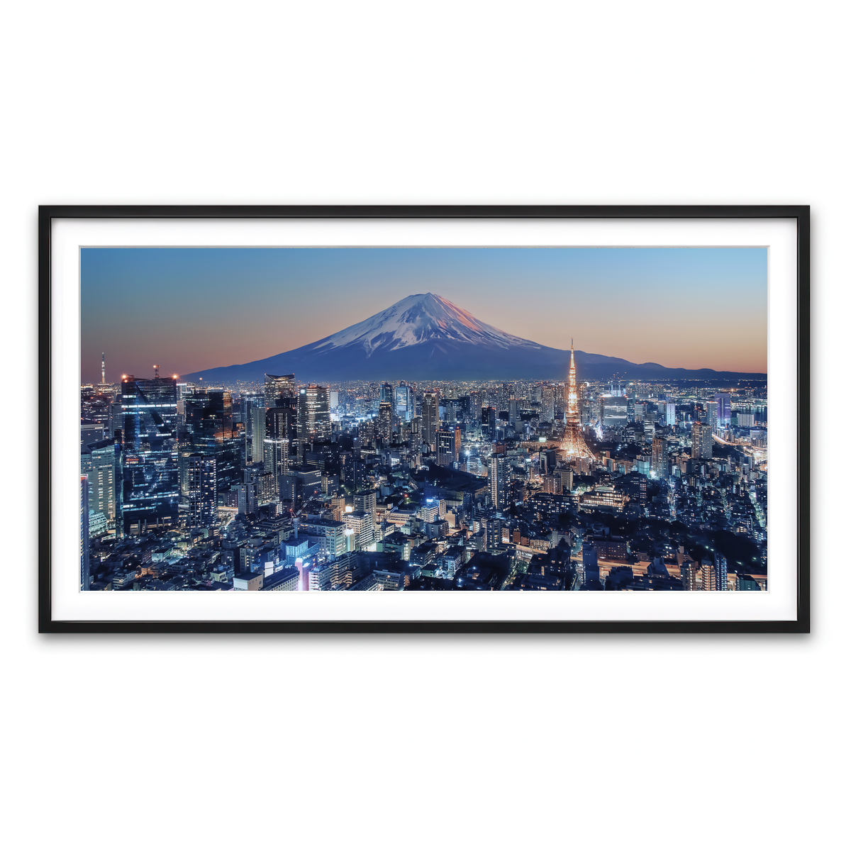Framed Print 2x1 Black