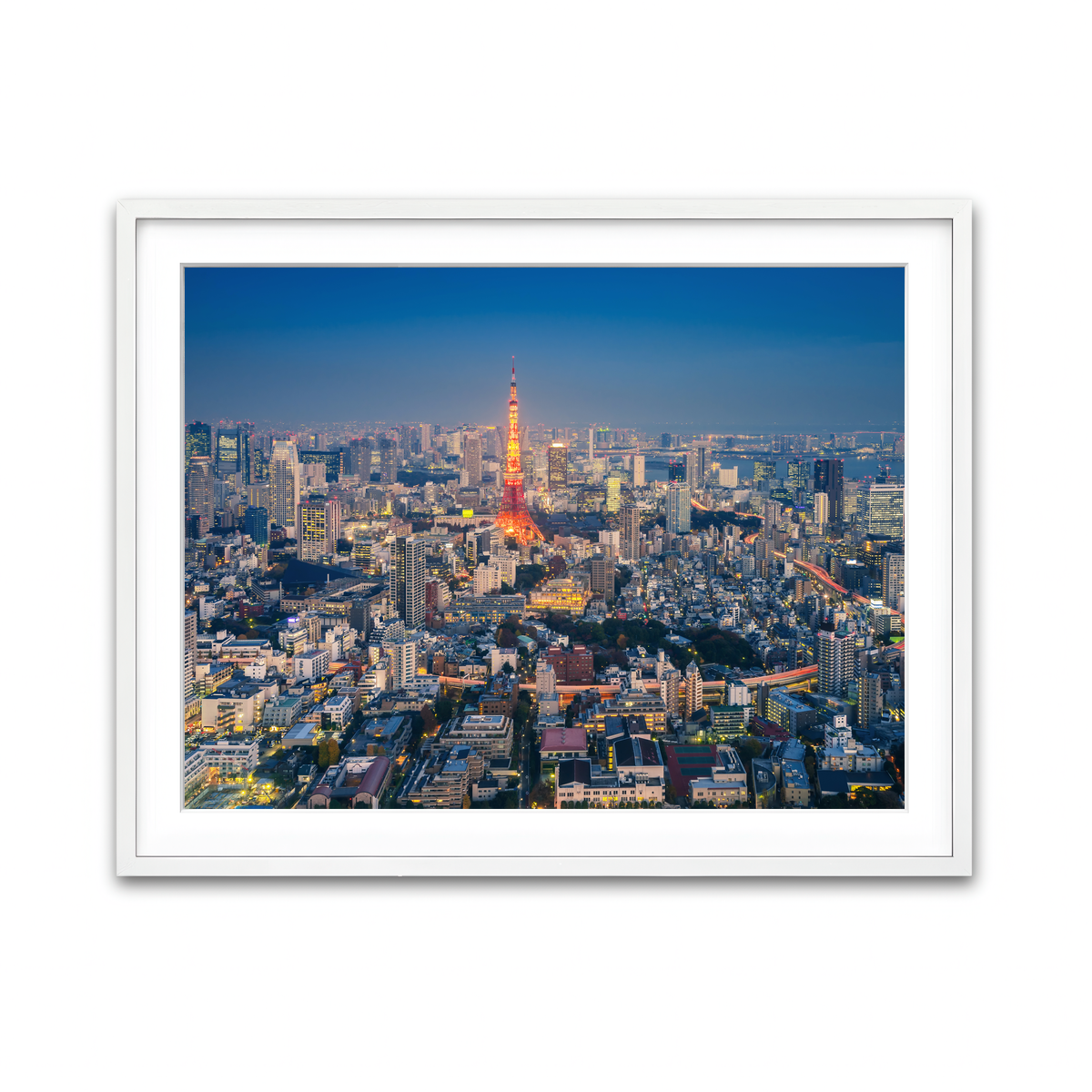 Framed Print 4x3 White