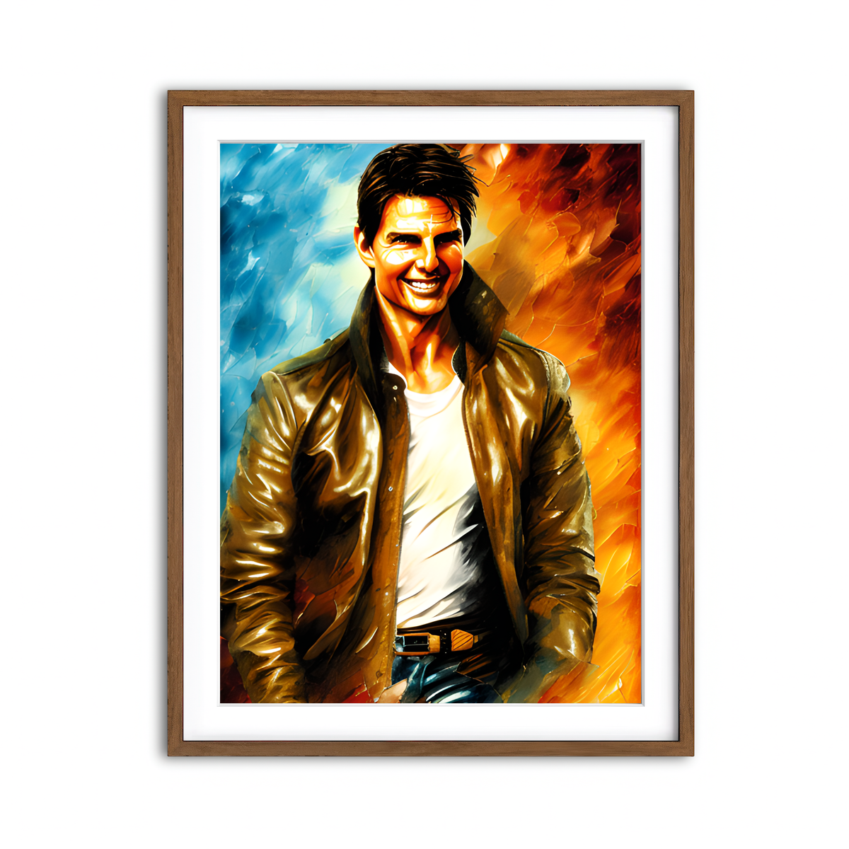 Framed Print 3x4 Walnut