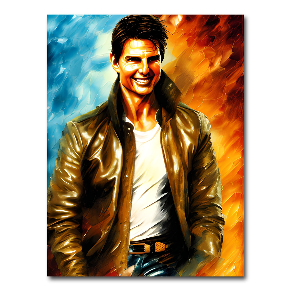 AUTO-MOCKUP WHITE | Tom Cruise | 1 Piece | Gallery Wrap Canvas | group=3x4