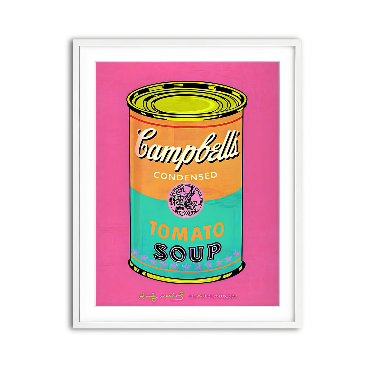 Framed Print 3x4 White