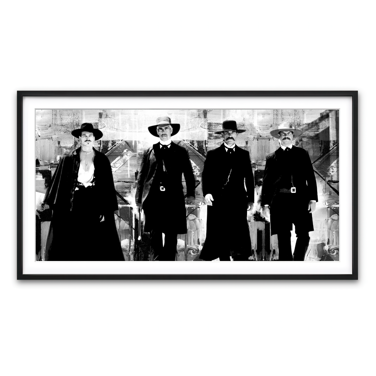 Framed Print 2x1 Black