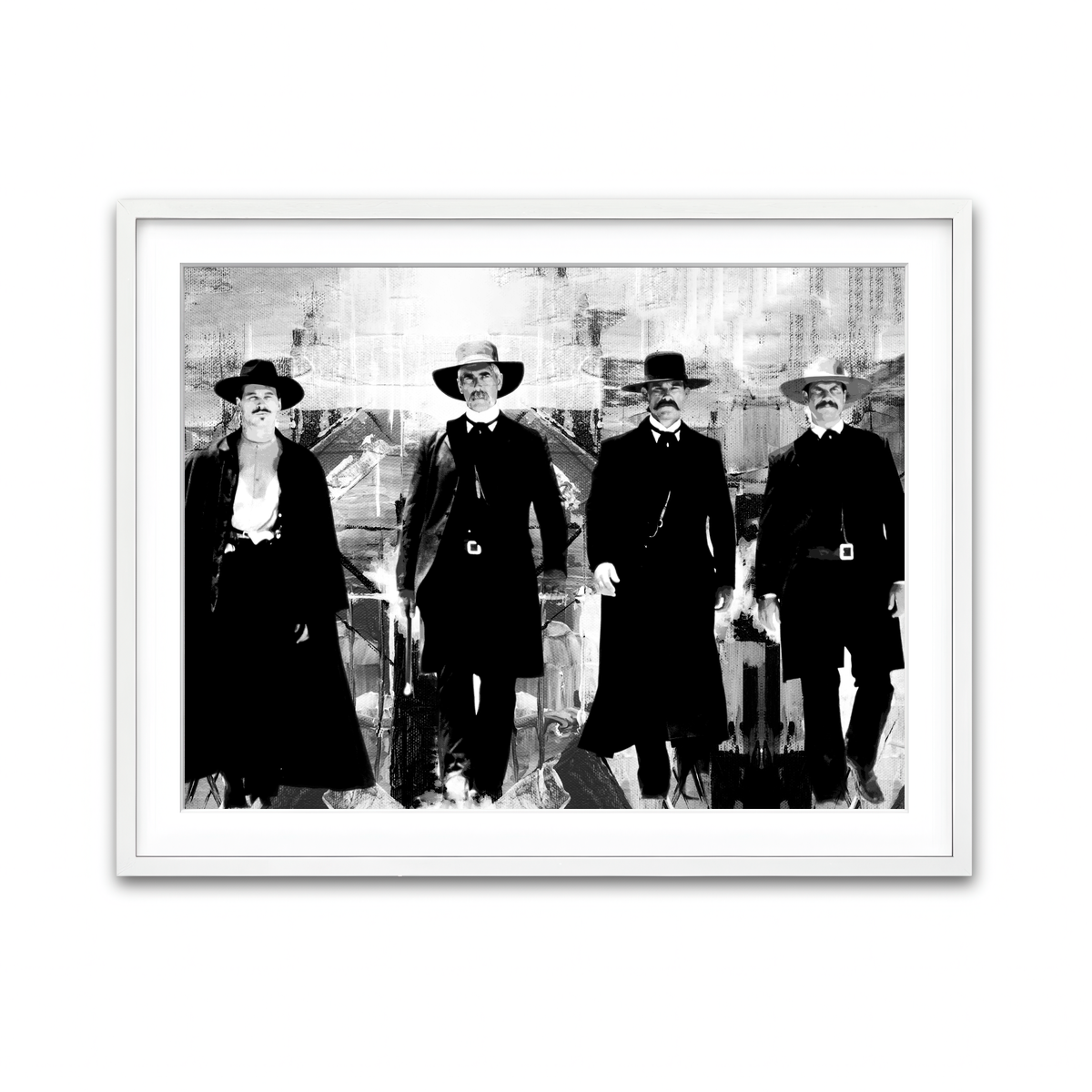 Framed Print 4x3 White
