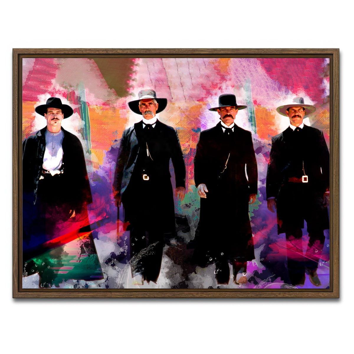 AUTO-MOCKUP WHITE | Tombstone Pastel | 1 Piece | Walnut Framed Canvas | group=4x3