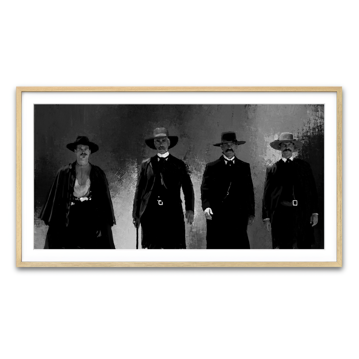 Framed Print 2x1 Natural