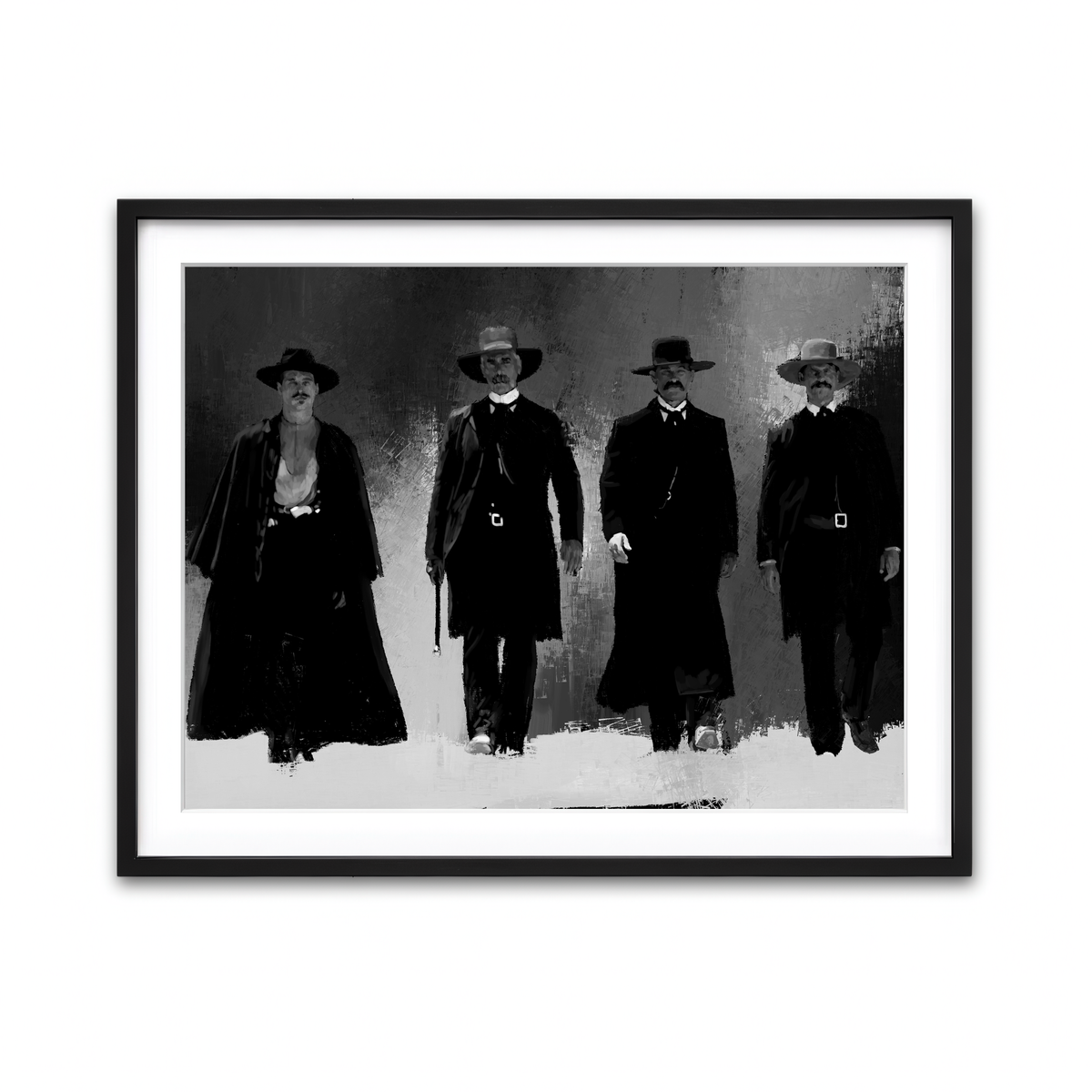 Framed Print 4x3 Black