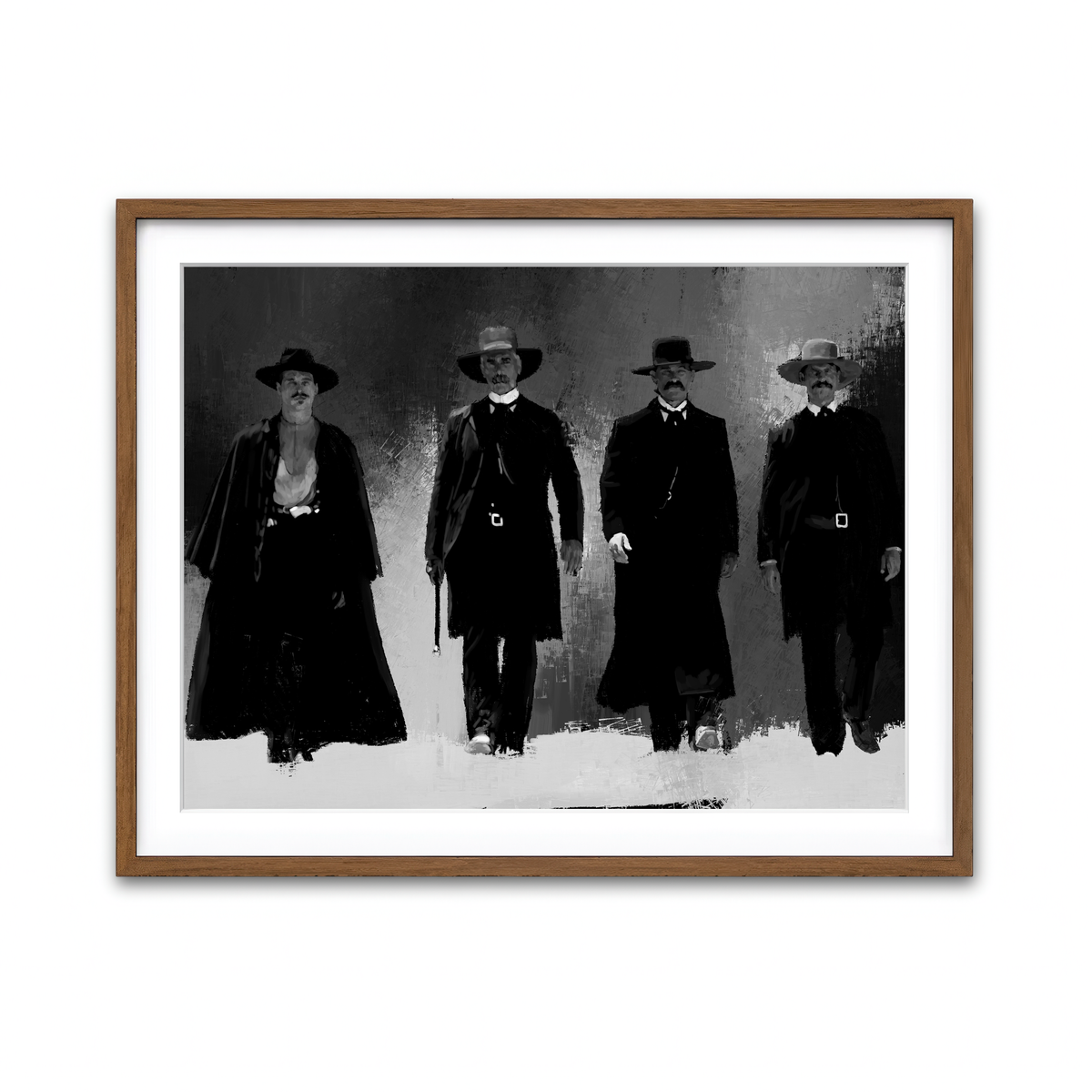 Framed Print 4x3 Walnut