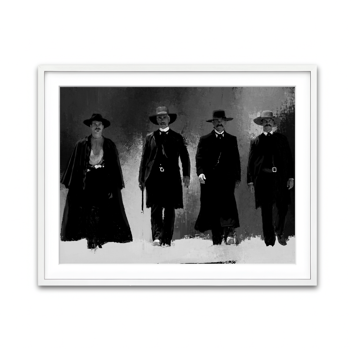 Framed Print 4x3 White