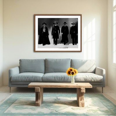 AUTO-MOCKUP ROOM | Tombstone Wall Art