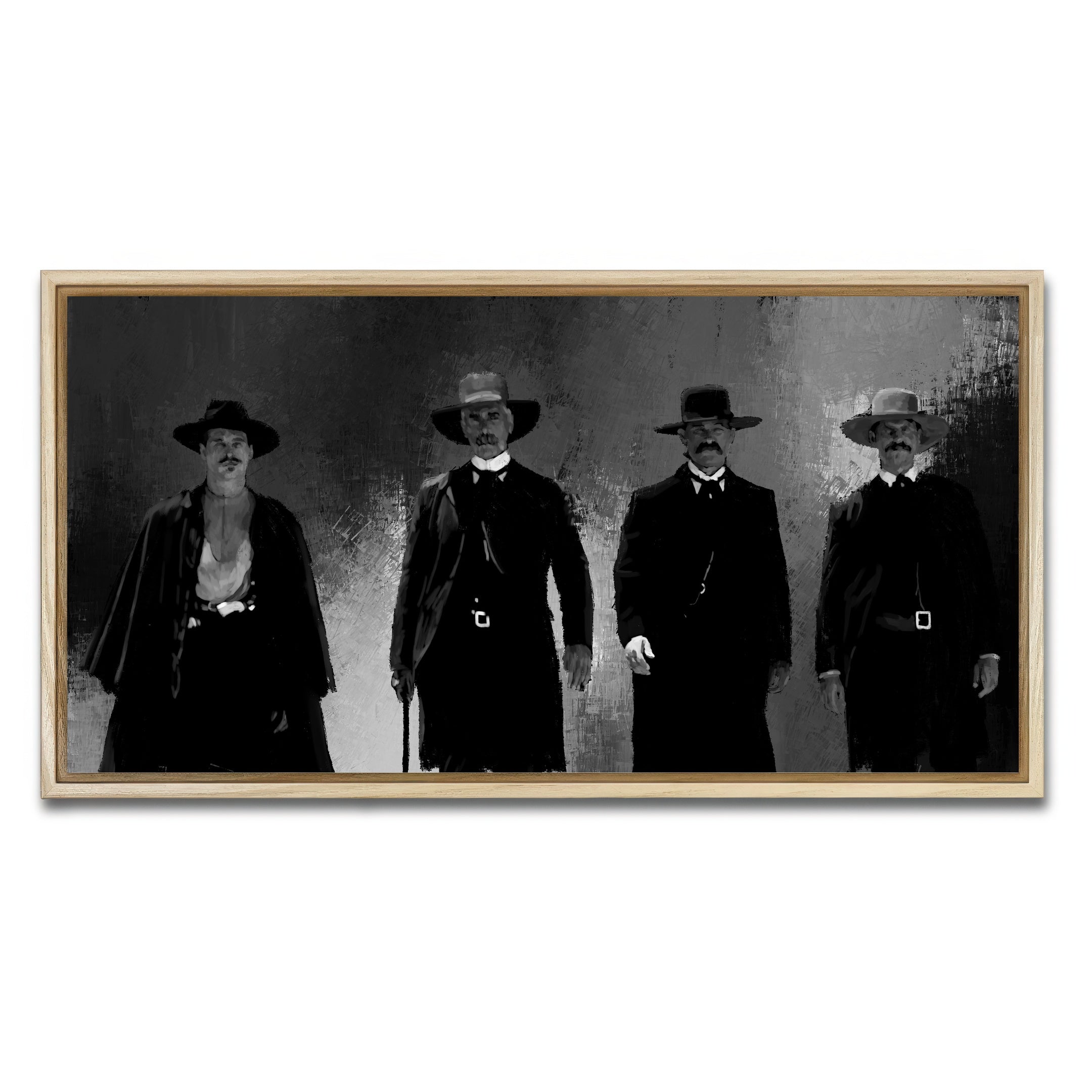 AUTO-MOCKUP WHITE | Tombstone | 1 Piece | Natural Frame | group=2x1