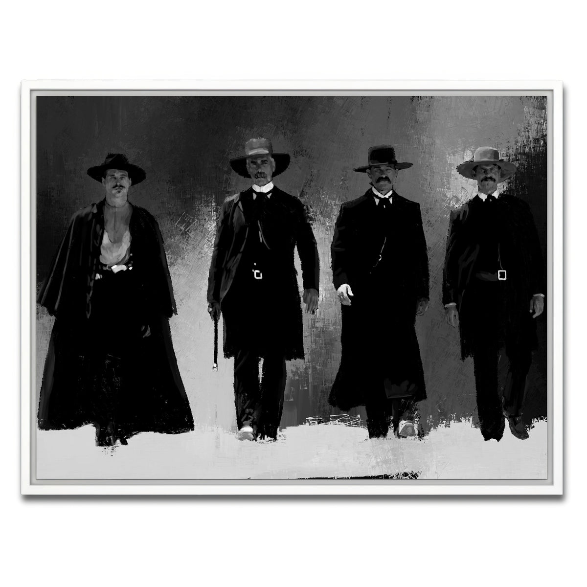 AUTO-MOCKUP WHITE | Tombstone | 1 Piece | White Frame | group=4x3