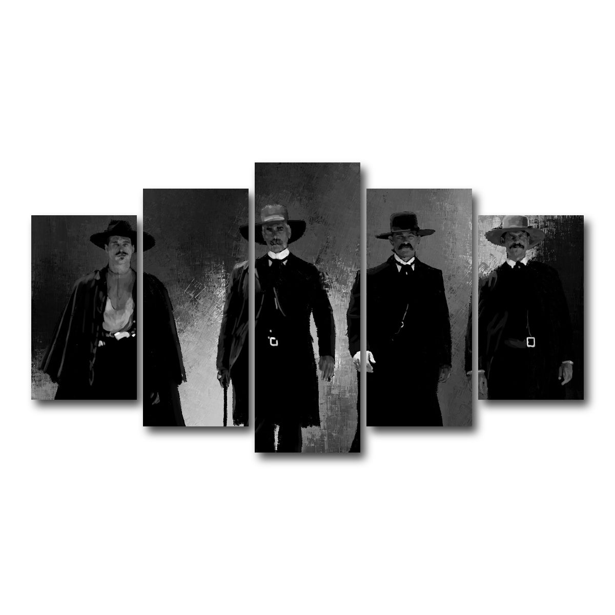 AUTO-MOCKUP WHITE | Tombstone | 5 Piece | Gallery Wrapped | group=5_normal