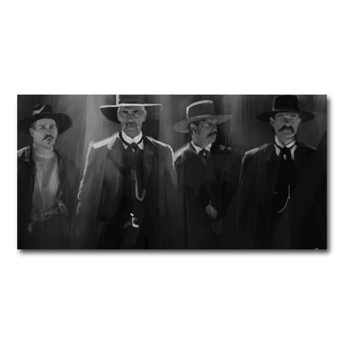 AUTO-MOCKUP WHITE | Tombstone lineup | 1 Piece | Gallery Wrap Canvas | group=2x1
