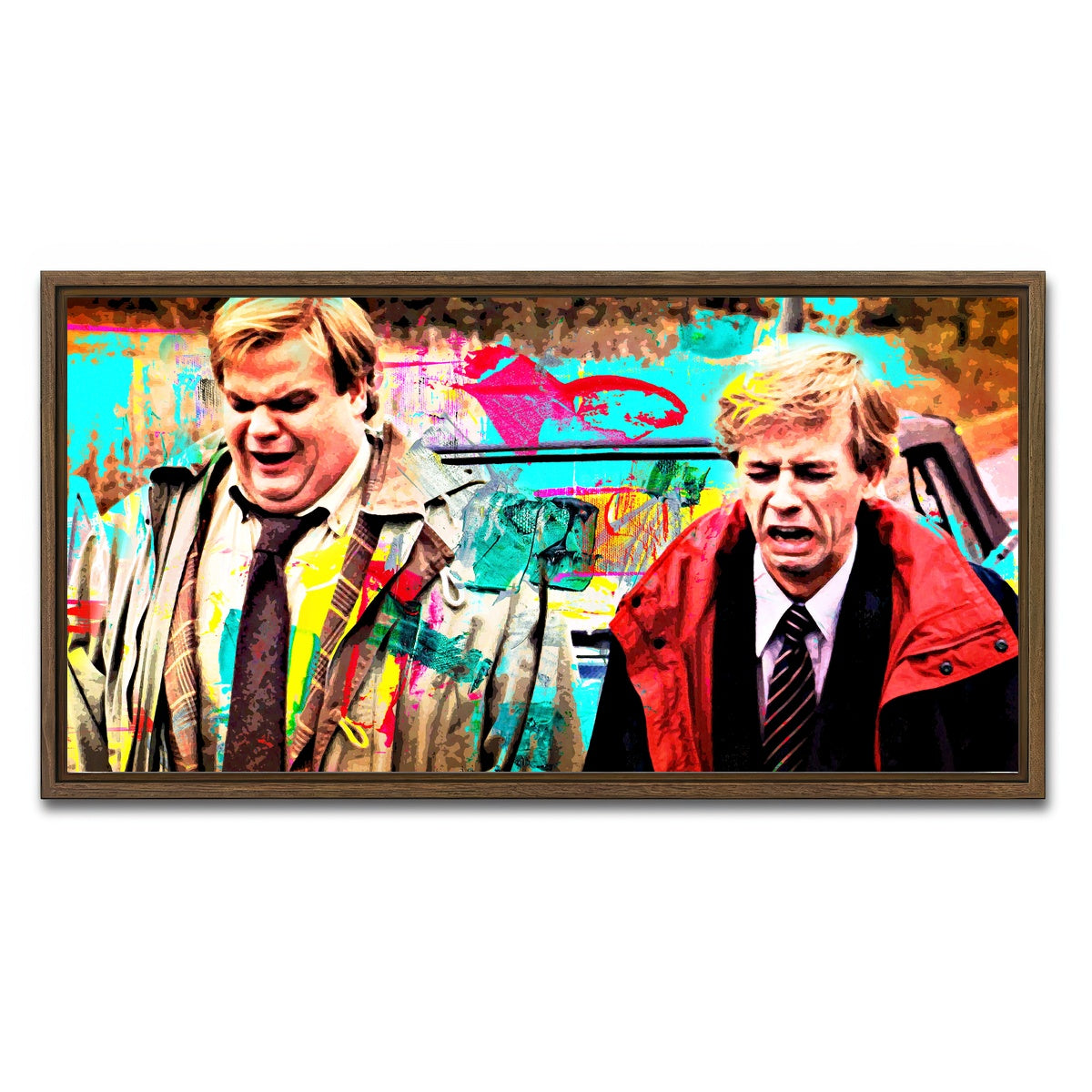 AUTO-MOCKUP WHITE | Tommy Boy | 1 Piece | Walnut Framed Canvas | group=2x1