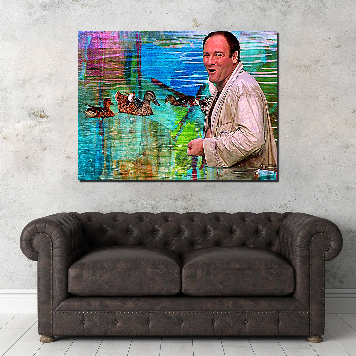 Tony Soprano Ducks Wall Art