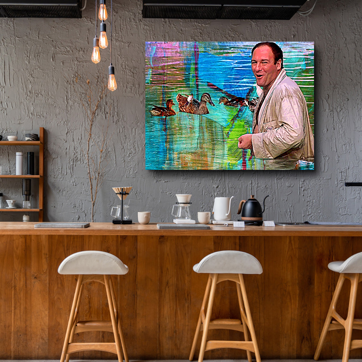 Tony Soprano Ducks Wall Art