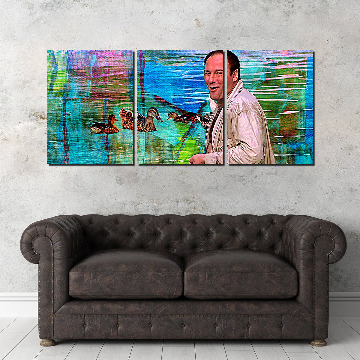 Tony Soprano Ducks Wall Art