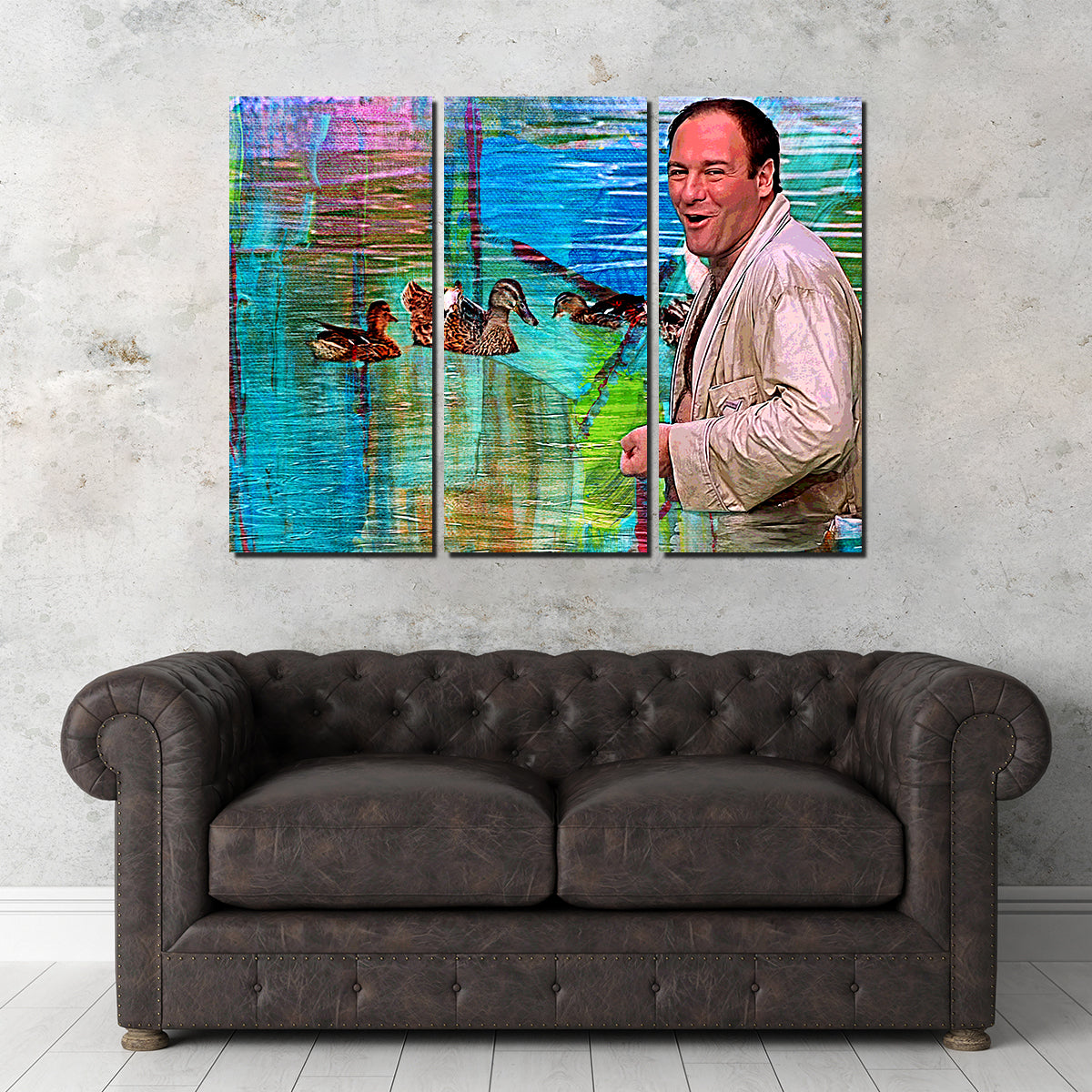 Tony Soprano Ducks Wall Art
