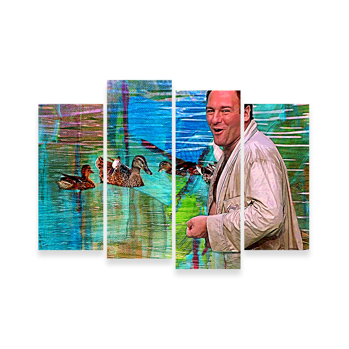 Tony Soprano Ducks Wall Art
