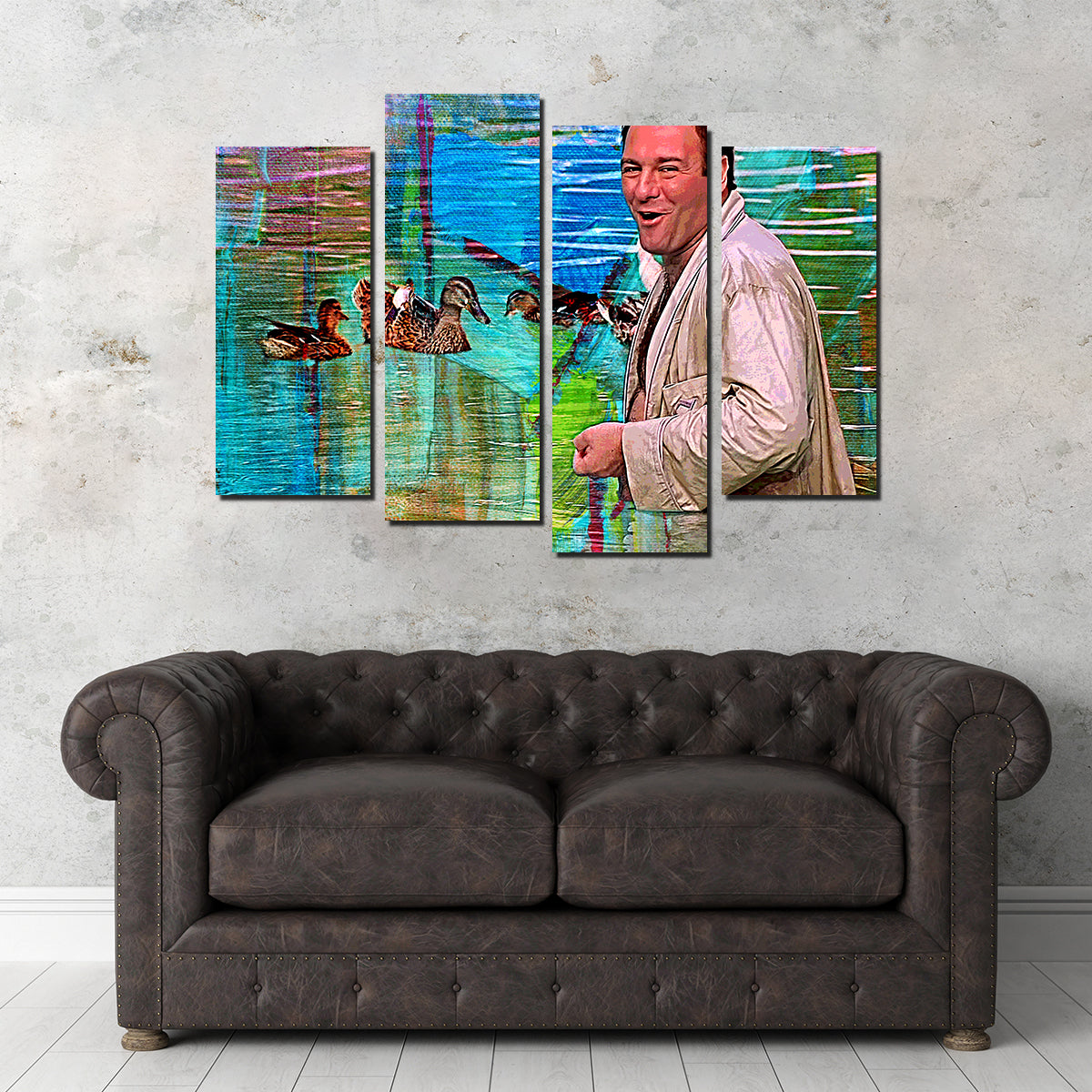 Tony Soprano Ducks Wall Art
