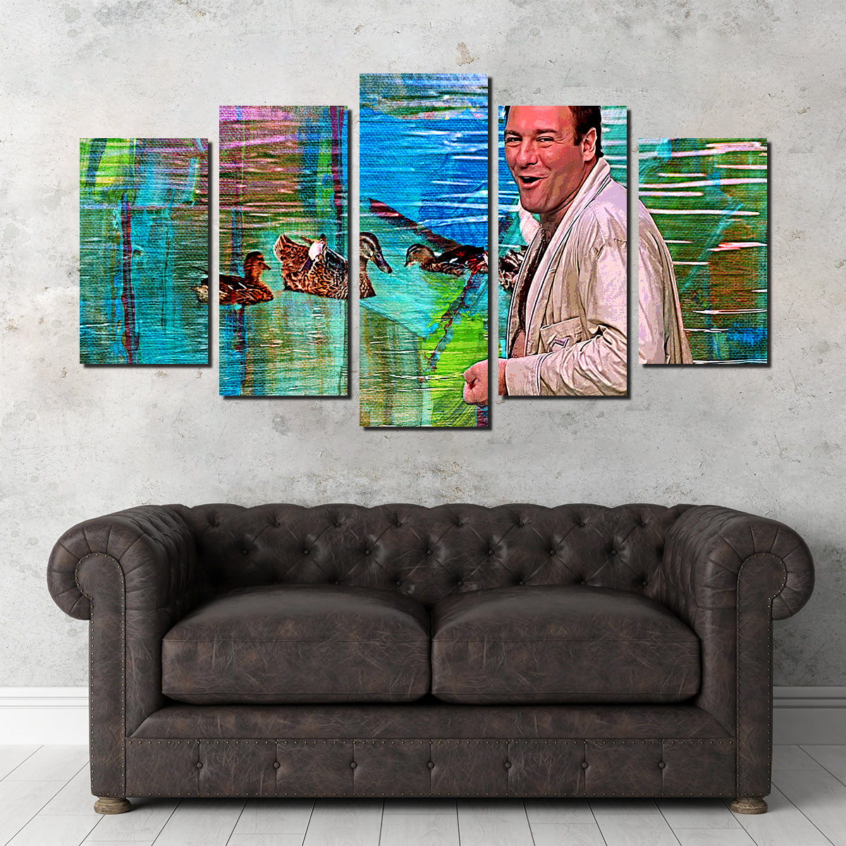 Tony Soprano Ducks Wall Art