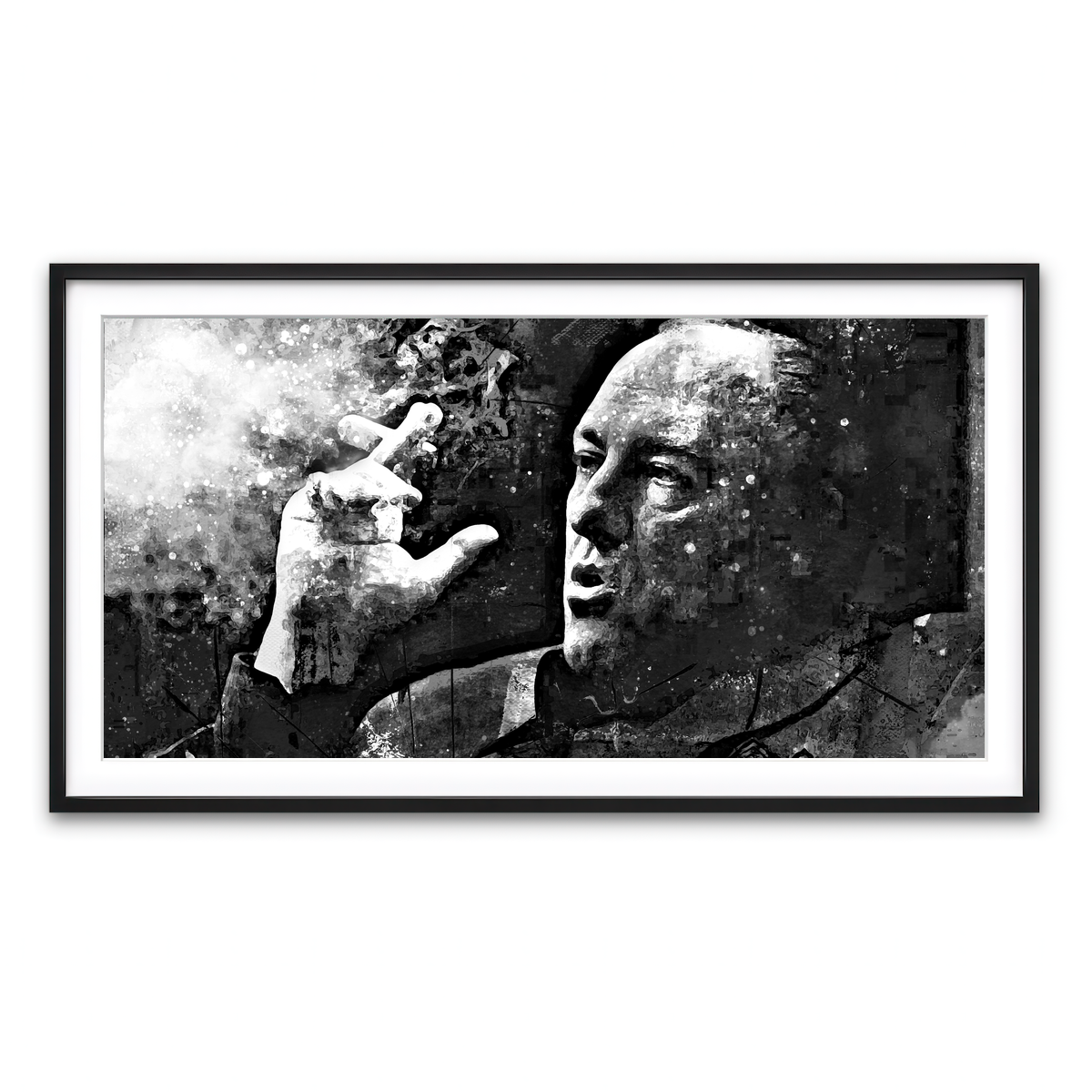 Framed Print 2x1 Black