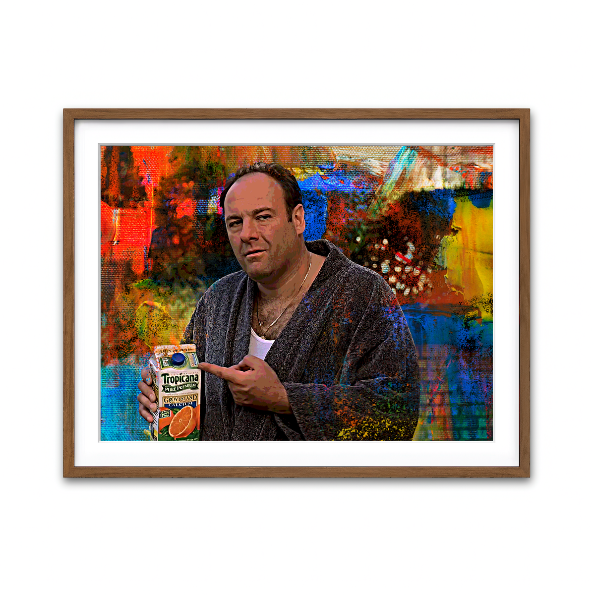 Framed Print 4x3 Walnut