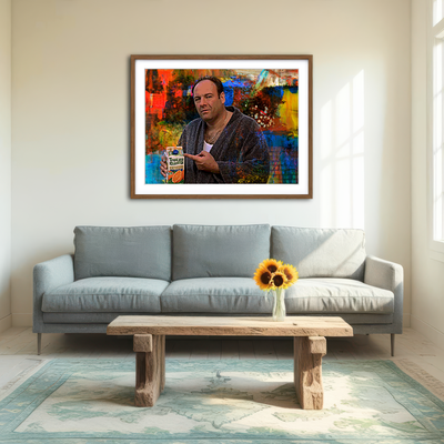 AUTO-MOCKUP ROOM | Tony Soprano Some Pulp Wall Art
