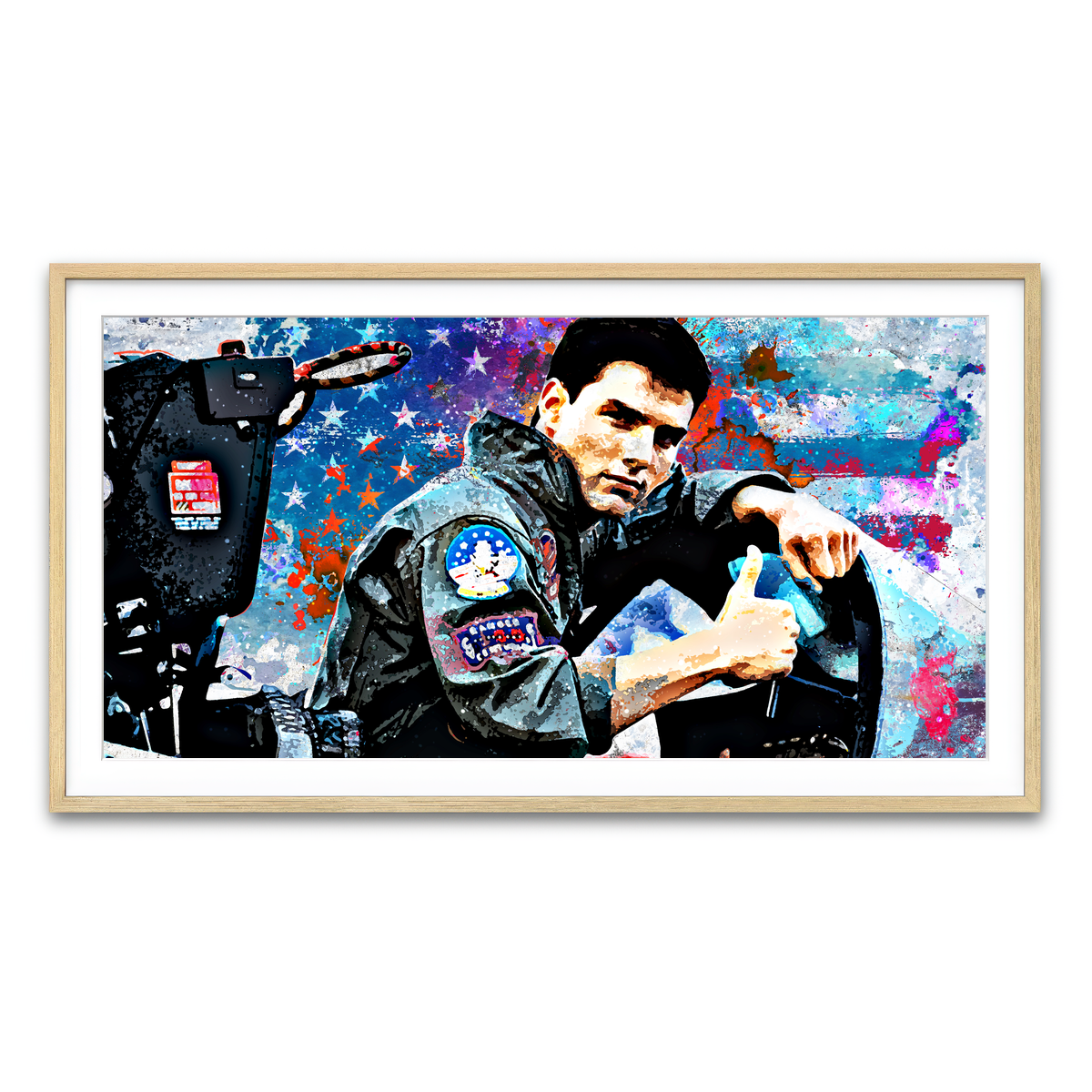 Framed Print 2x1 Natural