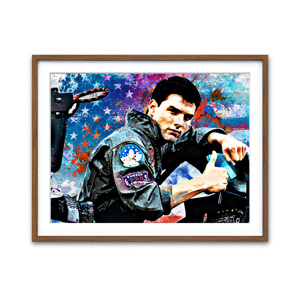 Framed Print 4x3 Walnut