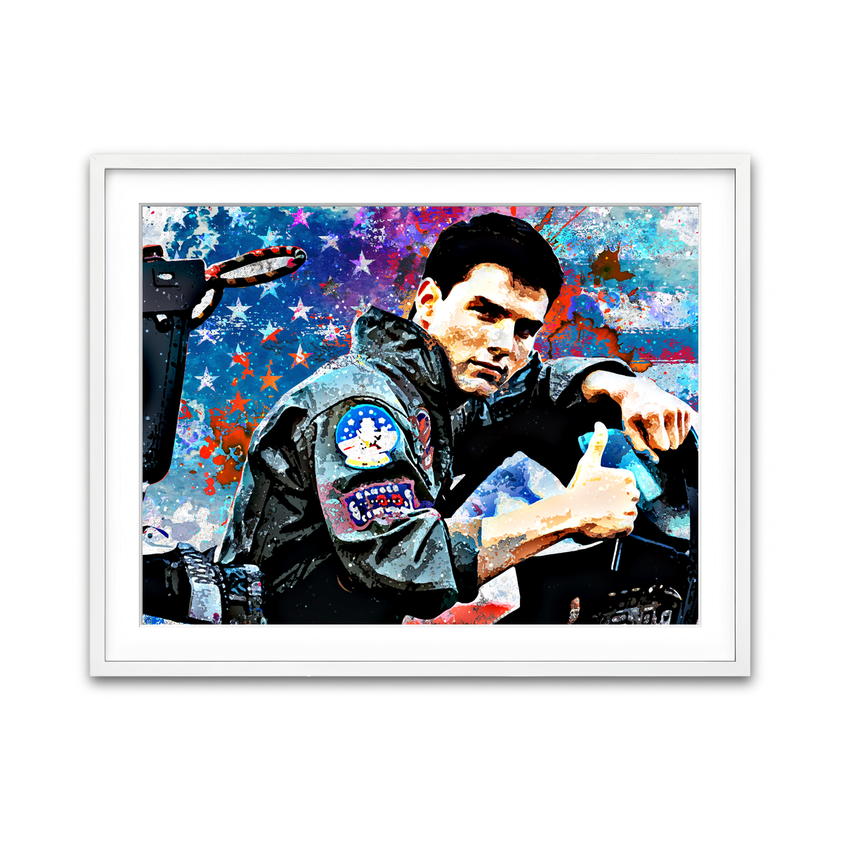 Framed Print 4x3 White