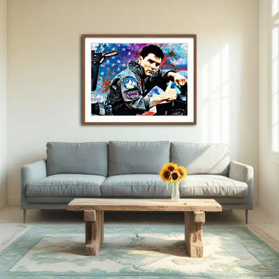 AUTO-MOCKUP ROOM | Top Gun Wall Art