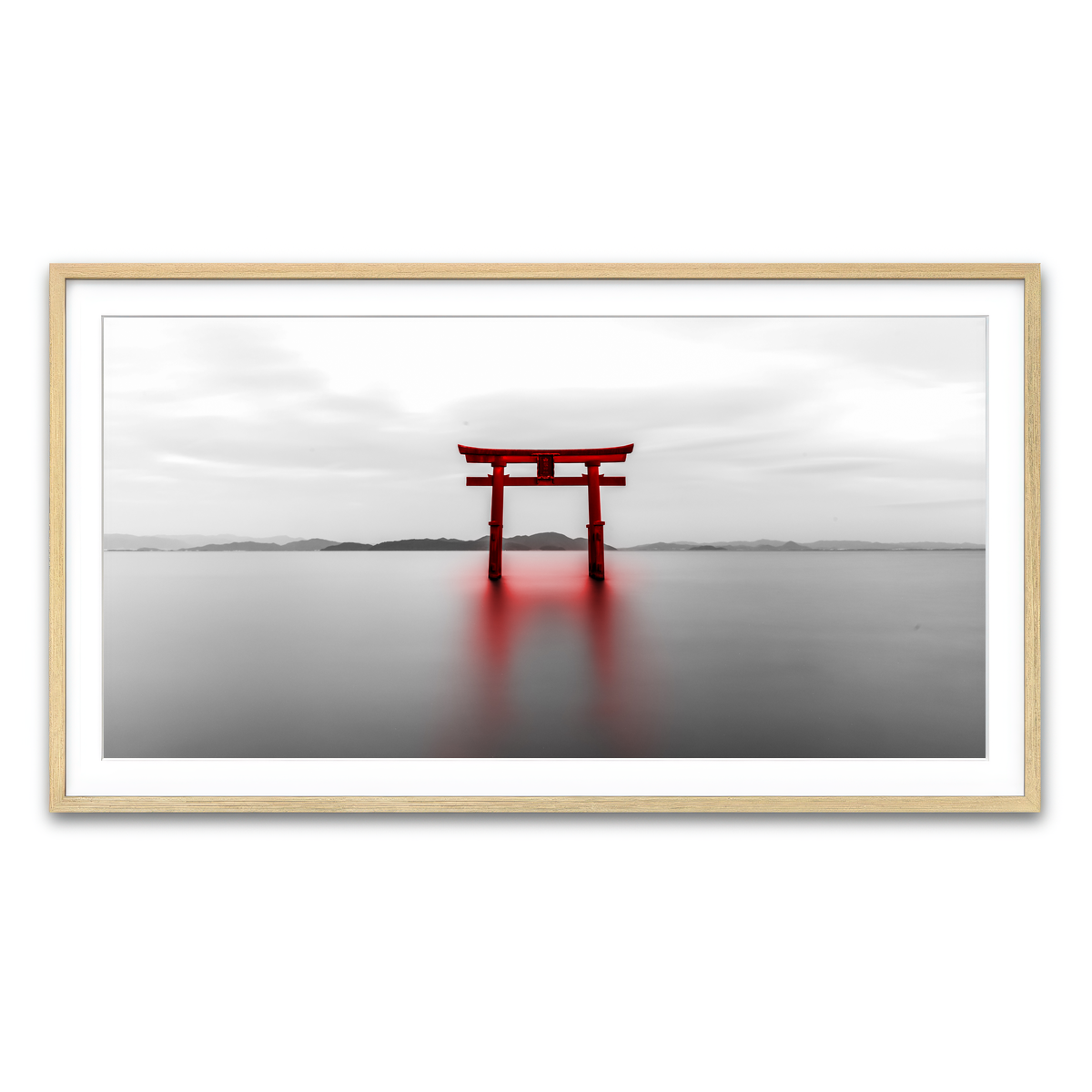 Framed Print 2x1 Natural