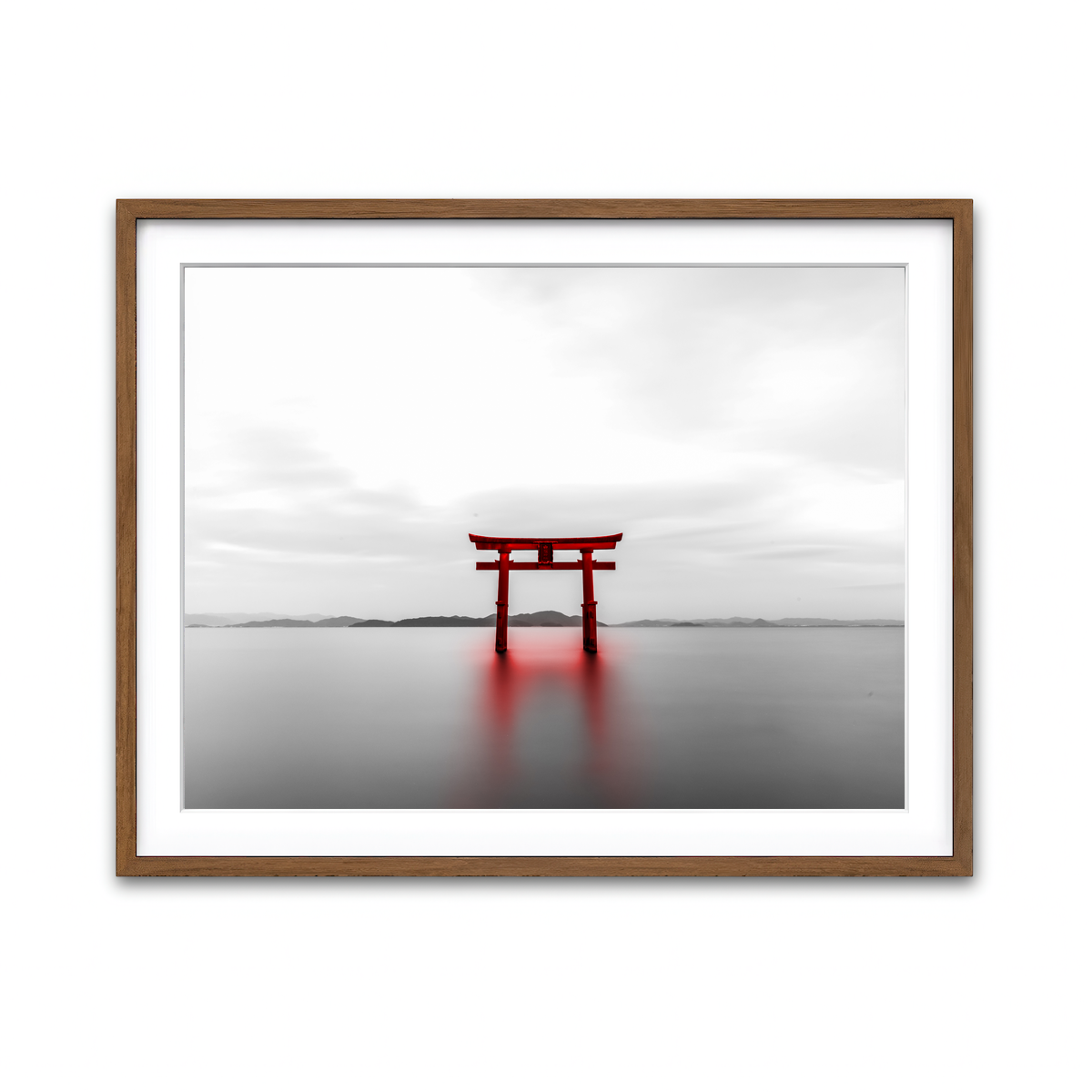 Framed Print 4x3 Walnut