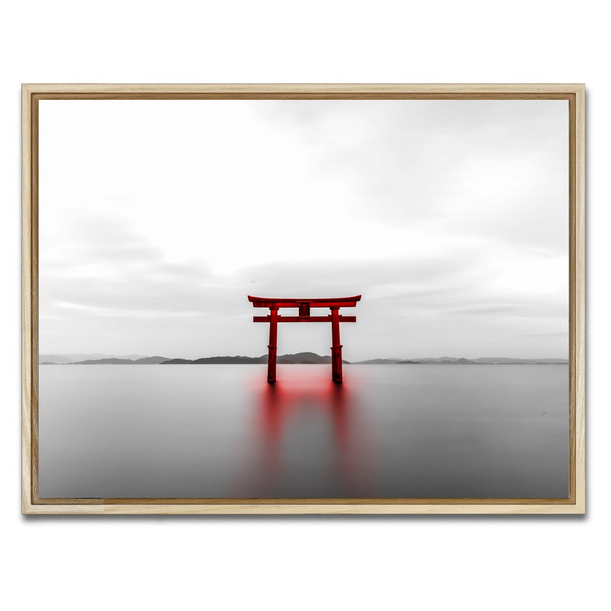 AUTO-MOCKUP WHITE | Torii | 1 Piece | Natural Framed Canvas | group=4x3