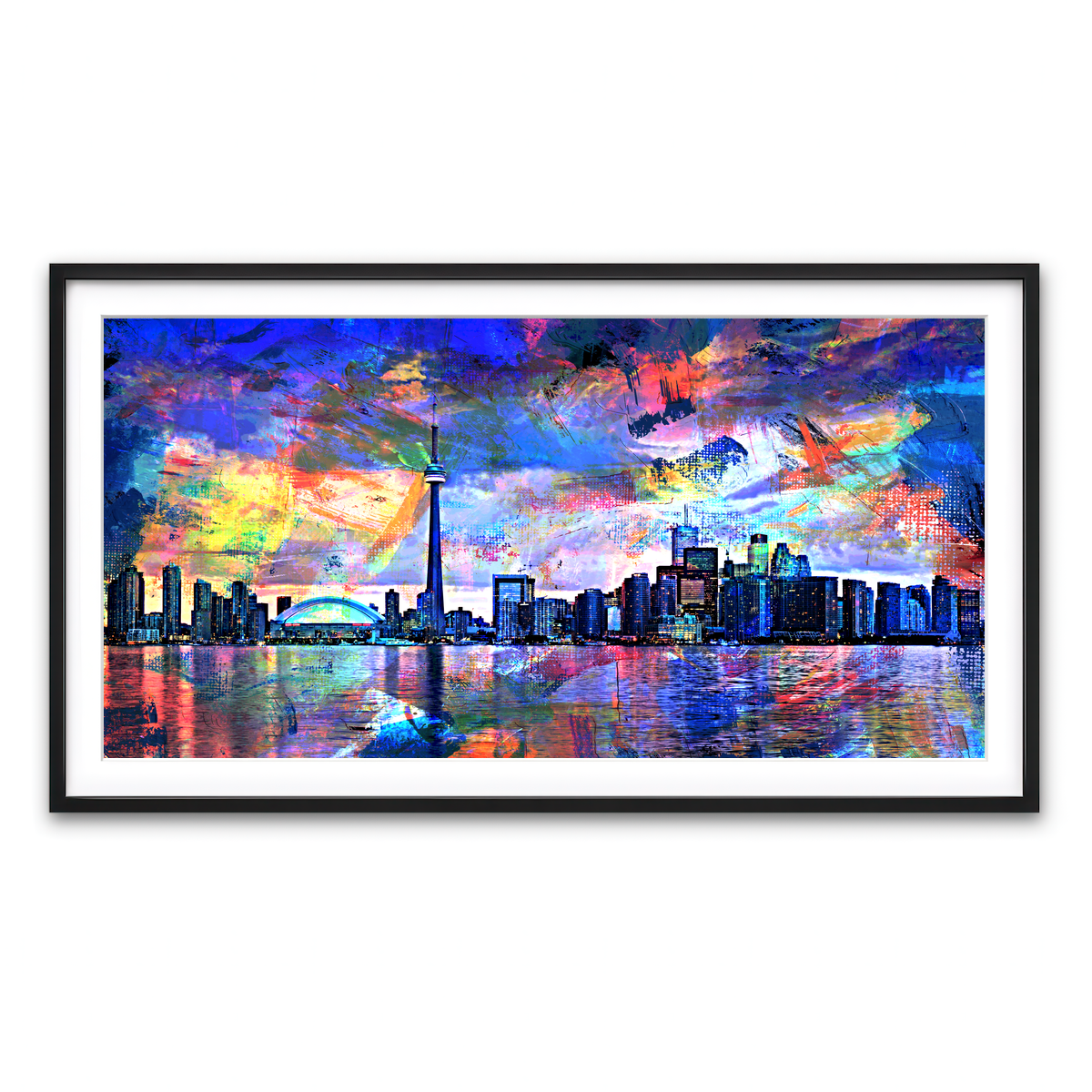 Framed Print 2x1 Black