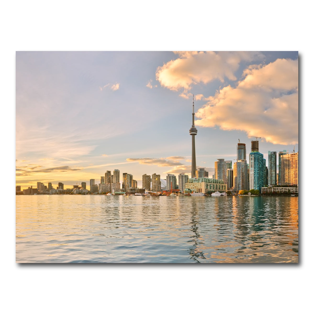 AUTO-MOCKUP WHITE | Toronto Sunset | 1 Piece | Gallery Wrap Canvas | group=4x3